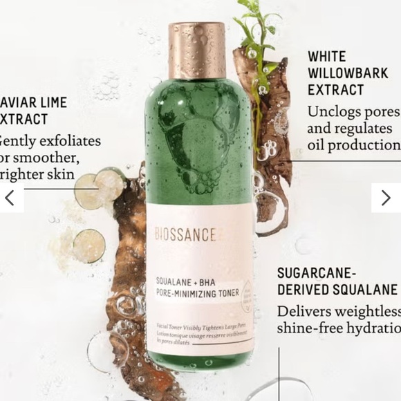 Biossance | Squalane + 2% BHA Pore Minimizing Toner, - Picture 8 of 10